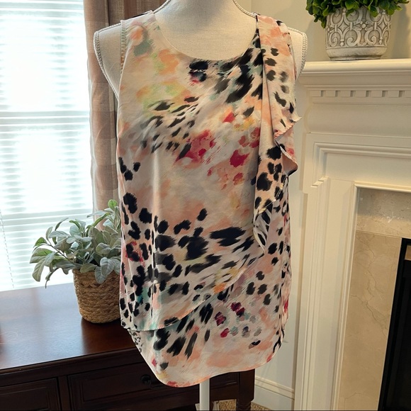 Apt. 9 Small Sleeveless Crew Neck Dressy Blouse - Picture 1 of 11